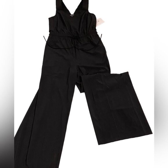 Athleta Savanah Jumpsuit, Black, Size 0 - Picture 3 of 7